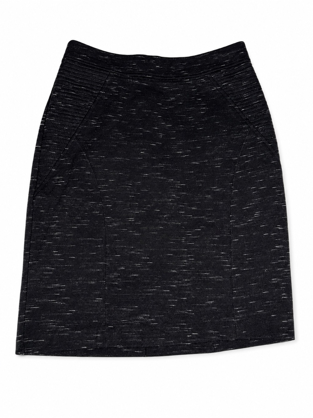 Fenn Wright Manson Black Textured Pencil Skirt Women’s US 2 Career Stretch - Picture 2 of 6